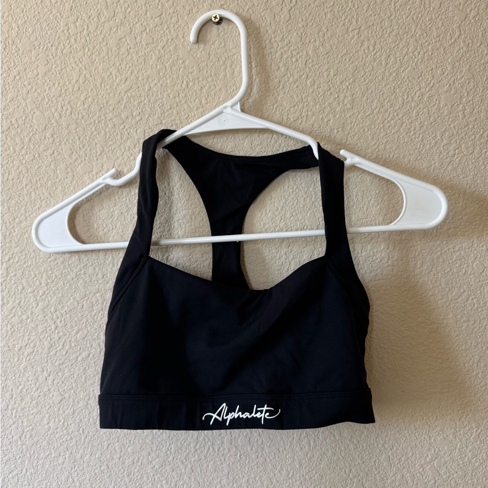 Alphalete Black Racerback Sports Bra Intimates